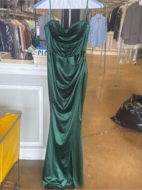 Windsor | Dresses | Gemma Formal High Slit Satin Dress